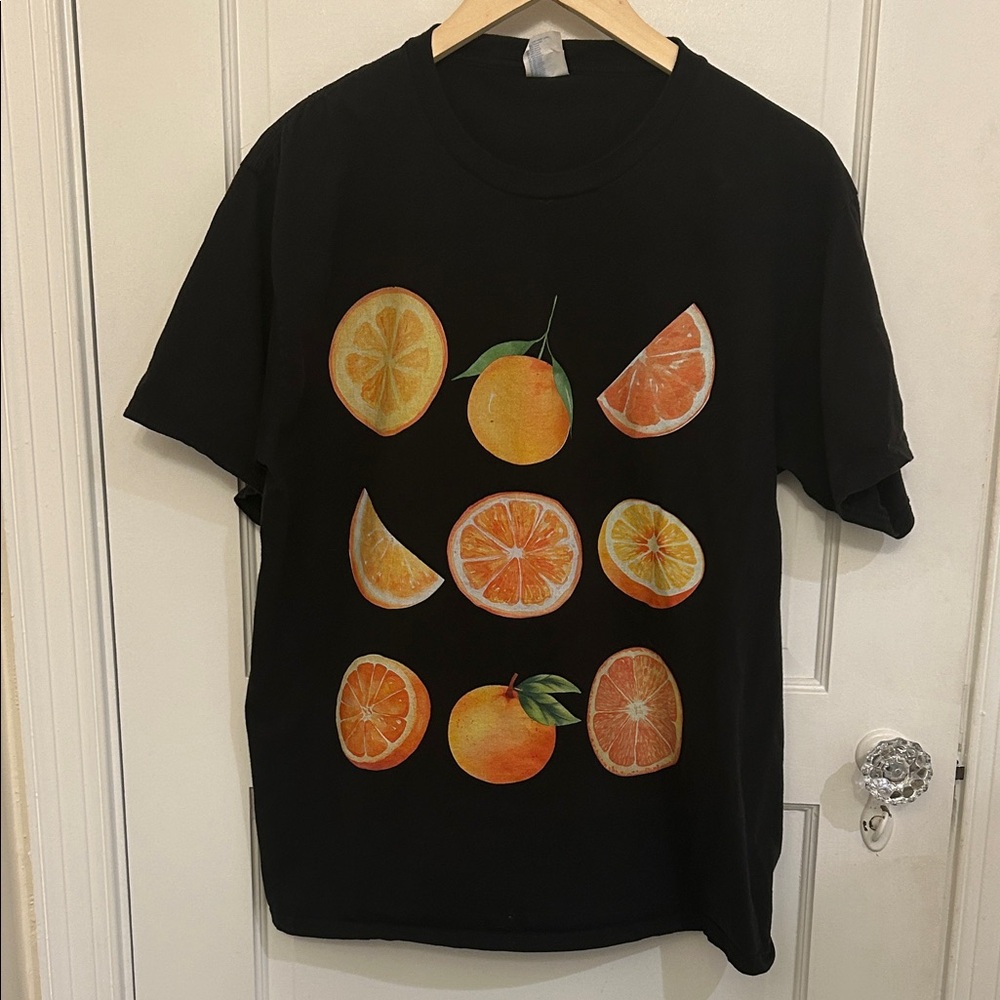 🛍 2/$18 Unisex Citrus Graphic T-Shirt 100% Cotton